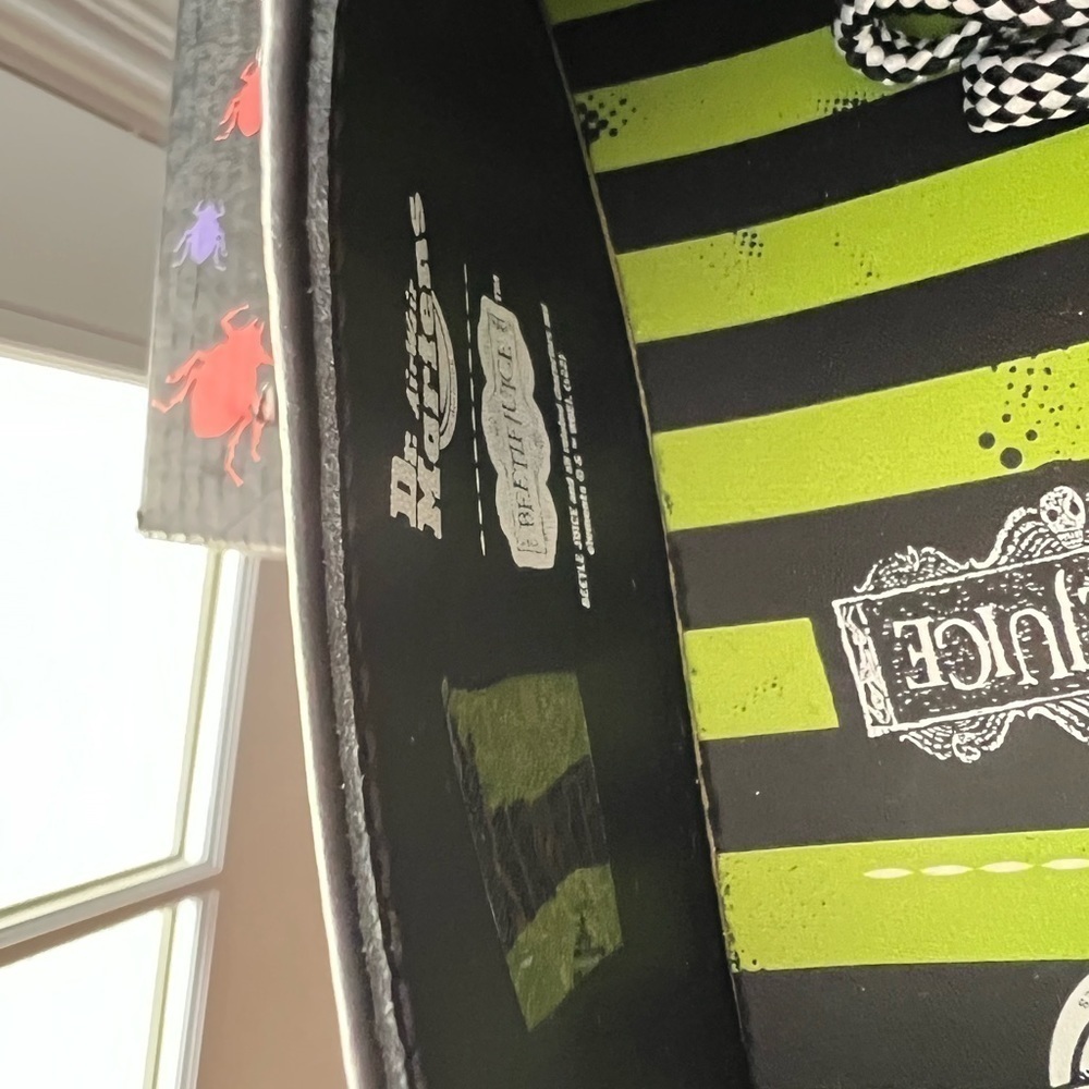 DR MARTENS 1461 WB BEETLEJUICE SMOOTH LEATHER OXFORD SHOES - Picture 9 of 16